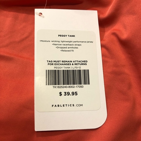 NWT Fabletics Peggy Tank - Picture 5 of 5